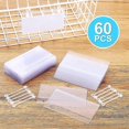 thumbnail image 3 of Plastic Label Holders Price Tag Ticket Hanger Clips With Easy Button Design Lock Closure For Basket, 3 of 4