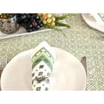thumbnail image 2 of Massilia Green Modern Elegant Acrylic Cotton Coated Tablecloth - 78X59" Rectangle- French Oilcloth Spill Proof Easy Wipe Off - Indoor Outdoor Party Table Decor., 2 of 4