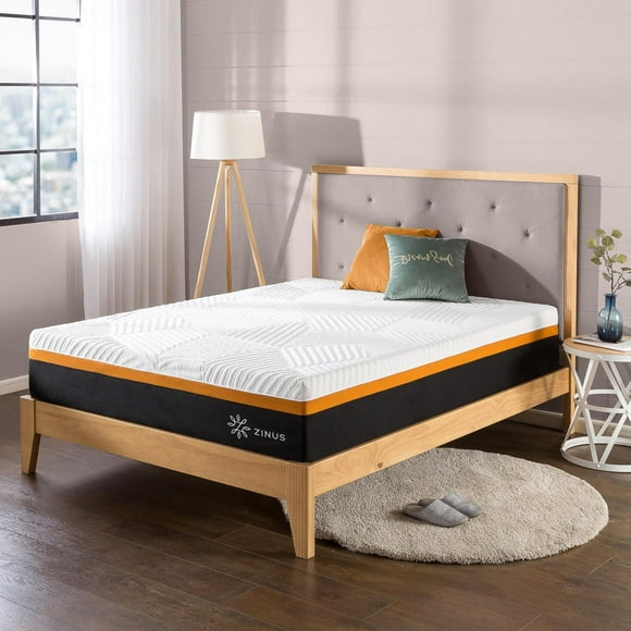 Zinus 12 Inch Cooling Pocket Spring Hybrid Mattress, Moisture Wicking Cover, Mattress-in-a-Box, CertiPUR-US Certified, 10 Year Warranty