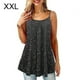 thumbnail image 3 of Qarigey Camiseta sin mangas con tirantes de verano con estampado suelto para mujer Camisetas sin mangas Negro XXL, 3 of 4