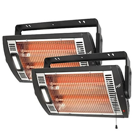 Comfort Zone CZQTV5M Ceiling Mounted Radiant Quartz Heater with Halogen  Light Included - 2pk | Walmart Canada