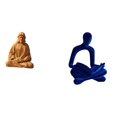 thumbnail image 1 of Estatua del Corazón de Jesús, Corazón, Figura Humana, Pensador Abstracto, Escultura de Resina, Coleccionable, Adecuada para Ocasiones Religios, 1 of 8