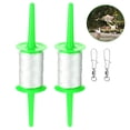 thumbnail image 3 of Cuerdas Y Rodillos Para Cometa De 150M, Cable Blanco Para Cometa, 27,5 Kg, Cable Para Cometa Con Rodamiento, Carrete Para Cometa, Rojo/Verde Para Deportes Al Aire Libre, Todas Las Edades Eigraketly OD010407-02, 3 of 6