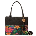 thumbnail image 1 of Bolsa Yute De Mujer FANA Dahina Color Negro Premium Vende, M3920!!, 1 of 3