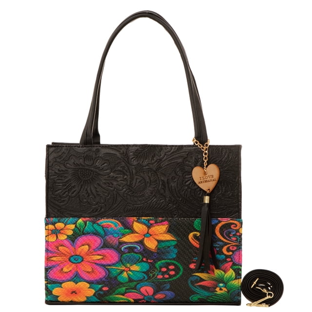 Bolsa Yute De Mujer FANA Dahina Color Negro Premium Vende, M3920!!