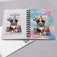 thumbnail image 4 of Happy Birthday Cute Puppy Australian Shepherd with Cake Gifts Party Hat Spiral Bound Journal Aussie Dog Lover Gifts 5x7in Spiral Notebook - 00029, 4 of 5