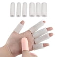 thumbnail image 6 of Stgfyxgs 2x10pcs Silicone Gel Toe Finger Caps Covers Sleeves Tubes White And Skin Color , White and Skin Color, 3 Pcs, 6 of 9