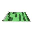 thumbnail image 2 of Ahgly Company Machine Washable Indoor Rectangle Abstract Emerald Green Contemporary Area Rugs, 5' x 7', 2 of 4