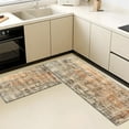 thumbnail image 5 of Farmhouse Kitchen Rugs Set 3 Piece, Boho Kitchen Mats for Floor, Non-Slip Kitchen Rug Waterproof Mats for Kitchen, Runner Rugs for Hallway Laundry Holiday Sink Decor, 5 of 12