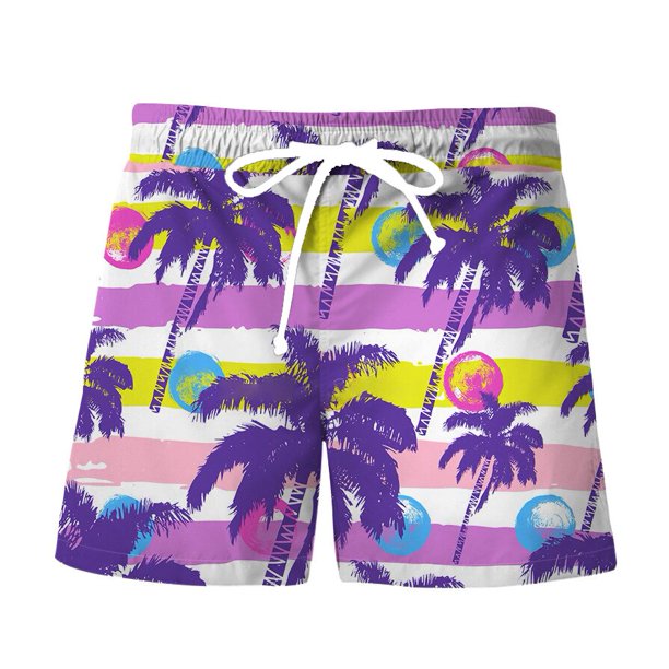 Pantalones cortos de verano para hombre, Shorts transpirables de gran tamaño, secado rápido, informales, hawaianos, con cordón, 2023 Fivean unisex