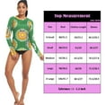 thumbnail image 3 of joogoo Womens UPF 50+ Rash Guard Circle with Dots Long Sleeve UV Protection Sun Shirts Tops S, 3 of 7