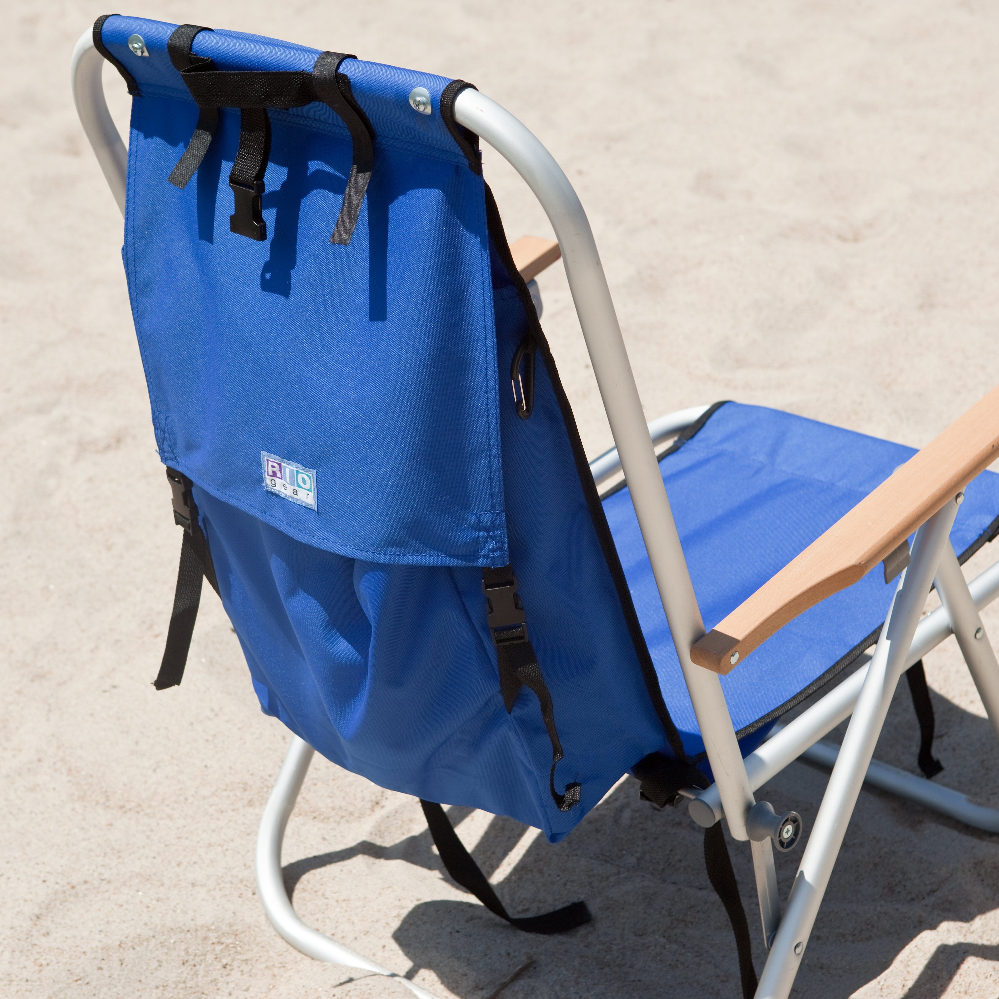 Zimtown Backpack Beach Chair Folding Portable Blue Solid Zimtown Backpack Beach Chair Folding Portable Blue Solid Construction Camping New