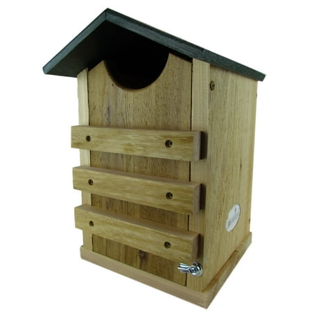 - Screech Owl or Saw-Whet Owl House Cedar Nesting Box with Poly Lumber Roof, JCs Wildlife Free Shipping