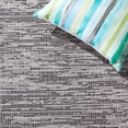 thumbnail image 5 of SAFAVIEH Hampton Guliana Zig-Zag Indoor/Outdoor Area Rug, Black/Grey, 6'5" x 6'5" Square, 5 of 10