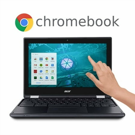 Acer Chromebook R11 C738T-C7KD 11.6" Touch 4GB 32GB Intel Celeron N3060, Black  (Used)