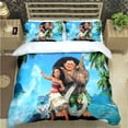 thumbnail image 3 of Ensemble de Literie Imprimé Mode Moana Ensemble de Fournitures de Lit Housse de Couette Ensemble de Couette Ensemble de Literie Cadeau d'Anniversaire pour Enfant, 3 of 6