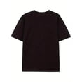 thumbnail image 2 of Funny Mexican Valentine's T-Shirt - 100% Cotton 180g Black Short Sleeve T-Shirt with Playful Coffee and Concha Design, Single Side Print, Sizes S-XXXL, Unisex Adult Casual Wear, 2 of 7