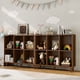 thumbnail image 2 of Qinaqin Moderno 6-Tier Cube Bookshelf Organizador Rústico Marrón Abierto Madera Bookcase con cm de Profundidadisplay Shelves & Anti-Tipping Legs Freestanding Almacenamiento para Living Sala de, 2 of 8