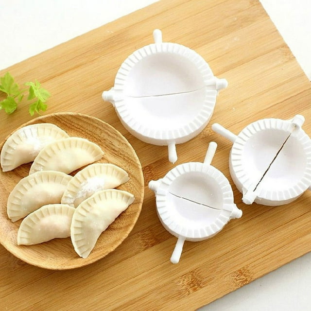 Joywa 3pcs Dumpling Mold Pierogi Turnover Ravioli Empanada Dough Press Mould Maker