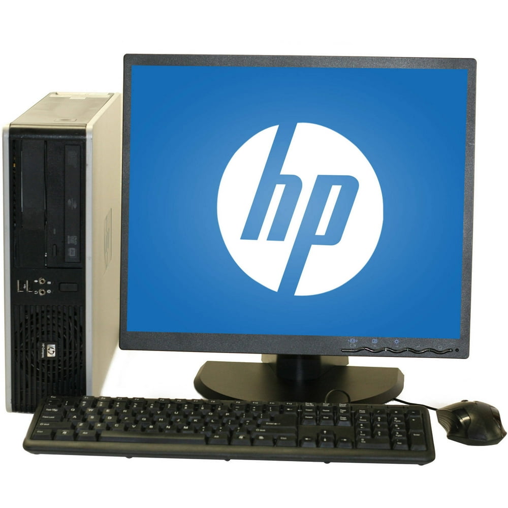 Refurbished HP 7900 Desktop PC with Intel Core 2 Duo Processor, 8GB Memory, 19" Monitor, 2TB