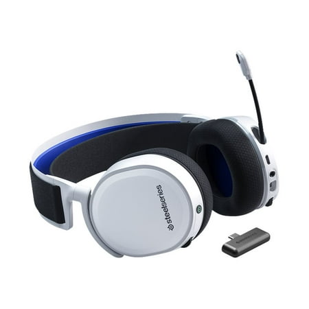 SteelSeries - Arctis 7P Wireless – Lossless 2.4 GHz Wireless Gaming Headset – For PlayStation 5 and PlayStation 4 - White