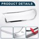 thumbnail image 4 of 1 par de biseles de recorte de faros delanteros izquierdo y derecho para Toyota HILUX REVO 2015-2017 ABS tono plateado, 4 of 6