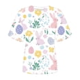 thumbnail image 2 of Camisas de Manga Larga para las Mujeres Cuello Redondo Impreso de Ajuste Suelto, Top de Moda de Verano Sexy para el Uso Diario, 2 of 4