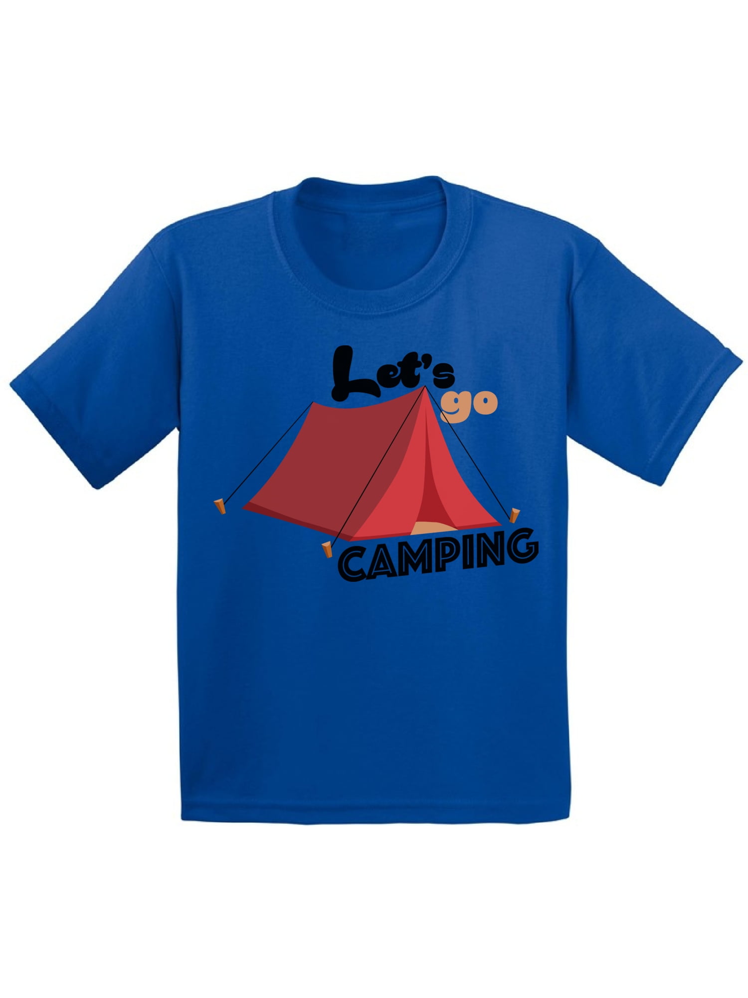 Clothing Unisex Kids Clothing Tops & Tees T-shirts Graphic Tees Childrens Camping T-Shirts 'Camp Life' 