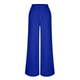 thumbnail image 4 of Tawop Womens Pants Loose Wide Leg Trousers High Waisted Long 97%Polyester 3%Spandex Pants, 4 of 6