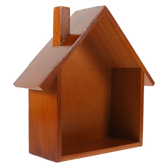 CYLINDSOME 2pcs Kids Bedroom Shelf Decor Creative House Shape Floating Shelf Decorative Display Shelf