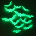 thumbnail image 2 of WIFKLSIIPG Halloween Party Supplies 3D Decoration Realistic Glowing Scary Bats Wall Sticker, 2 of 4