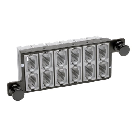 Tripp Lite 12-Fiber Patch Panel MTP/MTO x 12 40Gb Pass Through Cassette, N482-12M12-X2