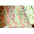 thumbnail image 2 of Peach Tulle Curtains with Rod Pocket, Botanical Organic Garden Delicacies Mellow Orange Nectarines with Leaves, Sheer Drape for Wedding Party 2 Panels, 7 Sizes, Green Orange Vermilion, by Ambesonne, 2 of 3