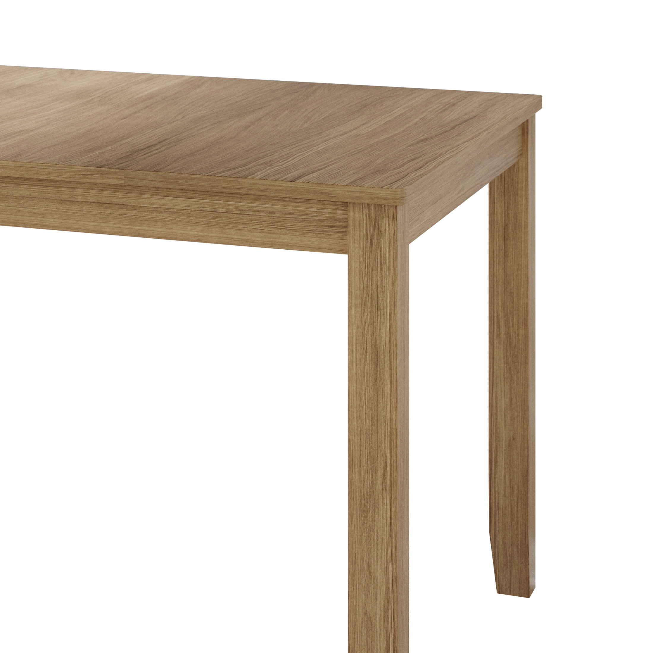 Castle Place Classic Rectangle Wooden Indoor Dining Table, Natural