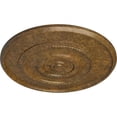 thumbnail image 3 of 30"OD x 2 1/4"P Dylar Ceiling Medallion (Fits Canopies up to 6 1/4"), Hand-Painted Rubbed Bronze, 3 of 6