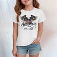 thumbnail image 2 of mgoYE 250th Anniversary USA Shirt Kids 250 Years America Anniversary Shirt Girls Boys 250th Independence Day Freedom Shirt USA Flag Star and Stripes Tee(White,2-3 Years), 2 of 5