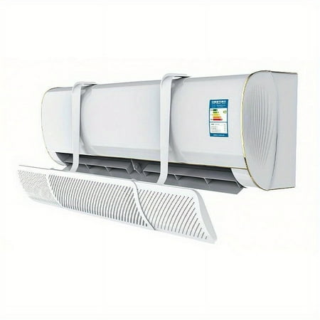 

JUNZHENG 1pc Adjustable Portable Air Conditioner Deflector - Universal Wall Mount Cool Comfort for Your - Effortless Installation Ideal Summer Wind Screen Cover!