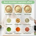 thumbnail image 2 of Procesador de Verduras Eléctrico Inalámbrico 4 en 1 con Batidor para Huevos y Crema, 2 of 5