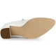 thumbnail image 5 of Botines Oxford Allegra K con tacón grueso y punta en punta para mujer Blanco 36, 5 of 6