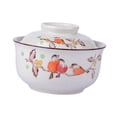 thumbnail image 4 of Tazón de cerámica para Ramen, tazón de cereales, fácil de limpiar, ensaladera de gran capacidad, tazón de arroz para regalo de inauguración, 4 of 8