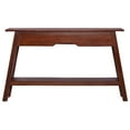 thumbnail image 6 of vidaXL Console Table Entryway Table Side Table with Shelf Solid Wood Mahogany, 6 of 23