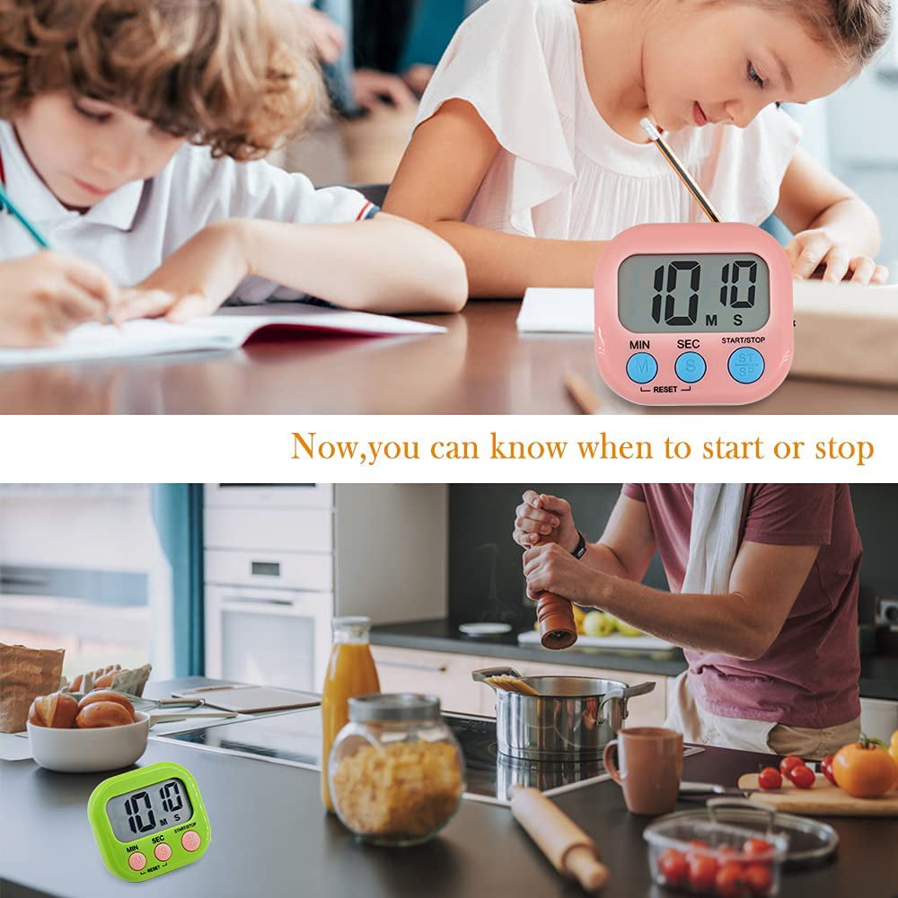 Multi-function Electronic Magnet Timer, Digital Kitchen Timer, Learning  Countup Timer, Suitable For Kitchen, Study, Work, Exercise Training,  Outdoor Activities, Countdown Timer Stopwatch Cooking Baking Sports Alarm  Clock Not Including Battery - Temu