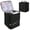 black, variant on Double Layer Nail Polish Organizer Bag, 30 Slots Portable Nail Polish Storage Case with Handle, Waterproof Geometric PVC Travel Bag for Nail Lamp, Manicure Tools & Cosmetics(black)