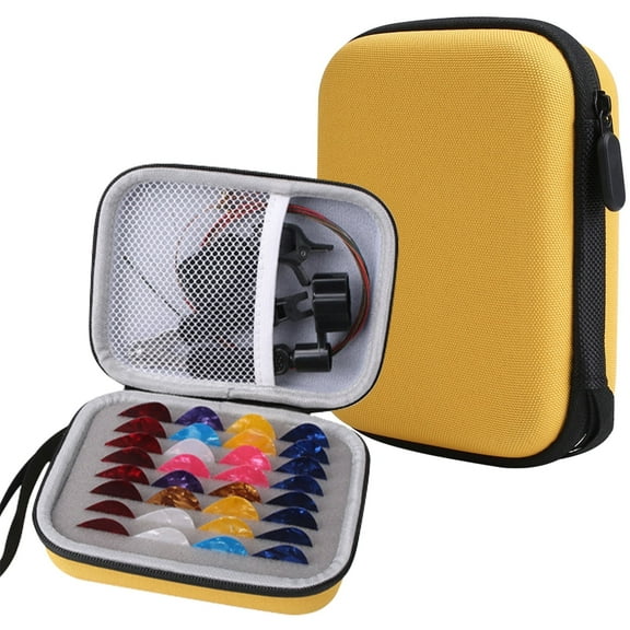 DIY.STORE Guitar Picks Holder Case, Compatible Picks Case Fit All Size Picks Storage Pouch Box