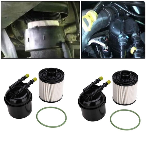 2 Fuel Filter for Ford 6.7 V8 Diesel Engine F250 F350 F450 F550 11-17 Super Duty