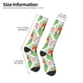 thumbnail image 5 of Bingfone Compression Socks For Women And Men Long Socks For Running Athletic Cycling Nurse-Mushroom And Frogs, 5 of 9