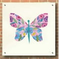 thumbnail image 3 of Epic Art 'Butterfly Garden II' by Courtney Prahl, Acrylic Glass Wall Art, 36"x36", 3 of 7