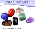 thumbnail image 2 of 7 Pcs Tumbled Polished Natural Healing Crystals Stones, Large Granule Natural Stone Chips Ornaments Irregular Stone Decorative Pebbles For Yoga Meditation Aromatherapy Decoration, 2 of 9