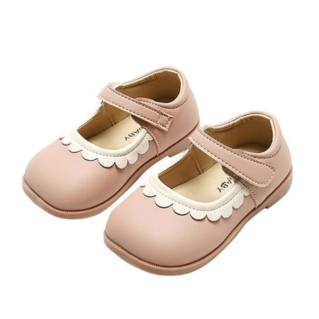 

Girls Boots Summer and Autumn Girls Boots Cute Flat Solid Color Lace Hook Loop Casual Comfortable Toddler Girl Boots Size:9
