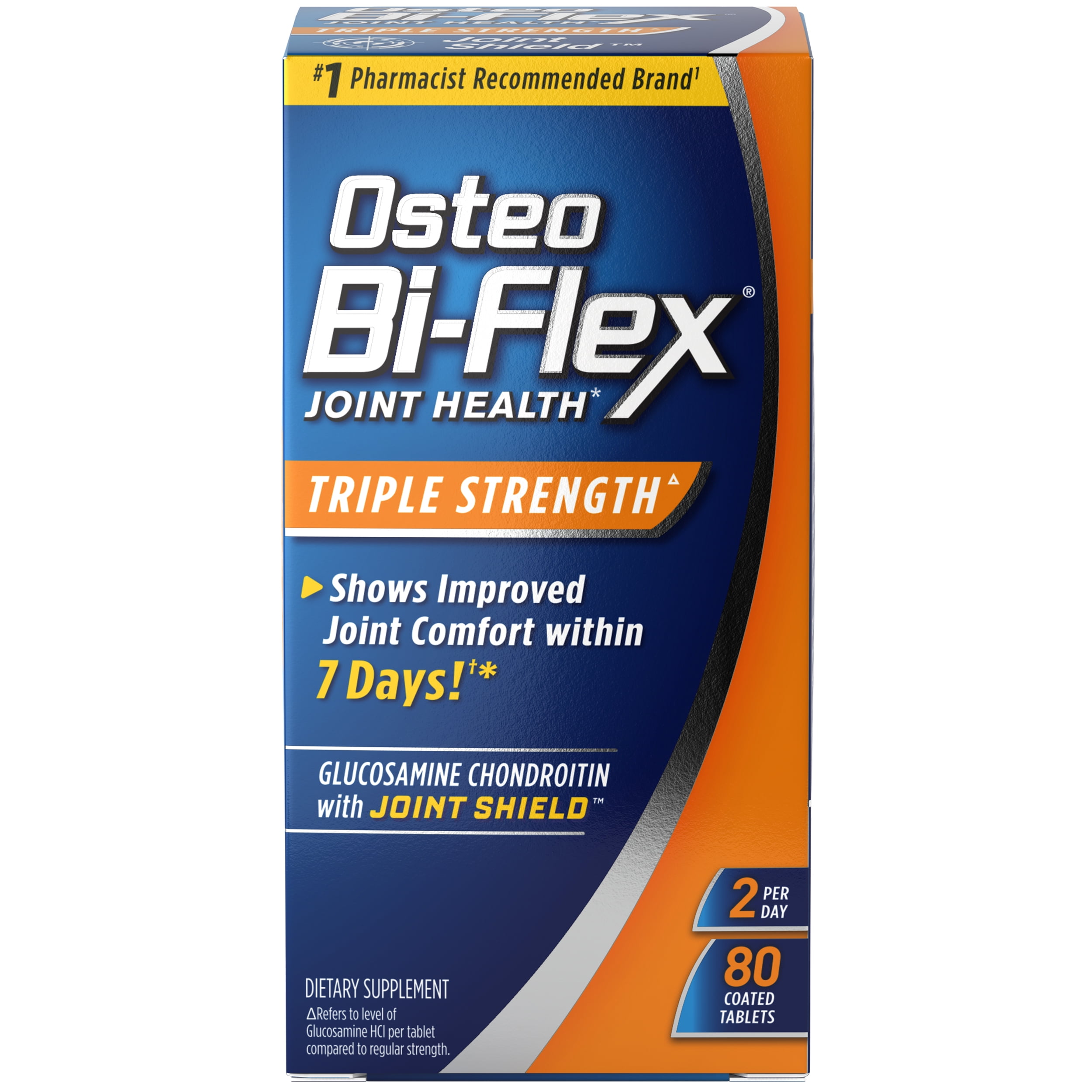 لوني طبخ مقزز  Osteo Bi-Flex With Vitamin D and Glucosamine Chondroitin Tablets, 80 Count  - Walmart.com